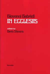 In Ecclesiis Gabrieli Double Satb & Organ Sheet Music Songbook