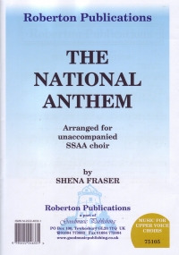 English National Anthem Fraser Ssaa Sheet Music Songbook