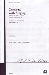 Celebrate With Singing Satb Anna Page Sheet Music Songbook