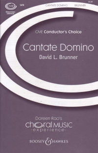 Cantate Domino Brunner Satb/piano Sheet Music Songbook