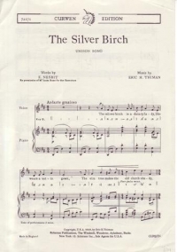 Silver Birch Thiman Unison Sheet Music Songbook