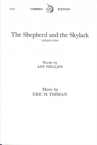 Shepherd And The Skylark Thiman Unison Sheet Music Songbook