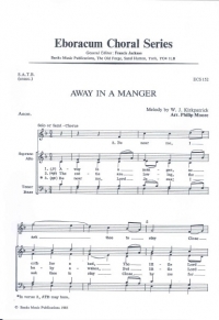 Away In A Manger Satb Kirkpatrick/moore Sheet Music Songbook