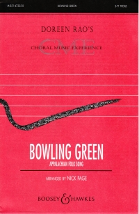 Bowling Green Page 2pt Treble & Piano Sheet Music Songbook