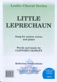 Little Leprechaun Crawley Unison Sheet Music Songbook