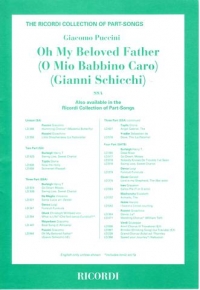 O Mio Babbino Caro Ssa A Cappella Puccini Sheet Music Songbook
