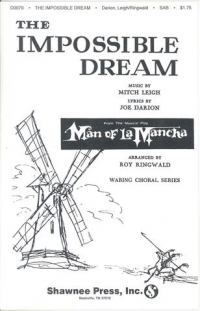 Impossible Dream Mitch Leigh Arr Ringwald Sab Sheet Music Songbook