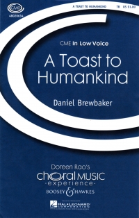 Toast To Humankind Brewbaker Mens Choir & Piano Sheet Music Songbook