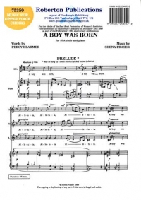 Boy Was Born Ssa Fraser Sheet Music Songbook