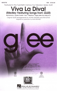 Glee Viva La Diva Medley Of Songs Ssa & Piano Sheet Music Songbook