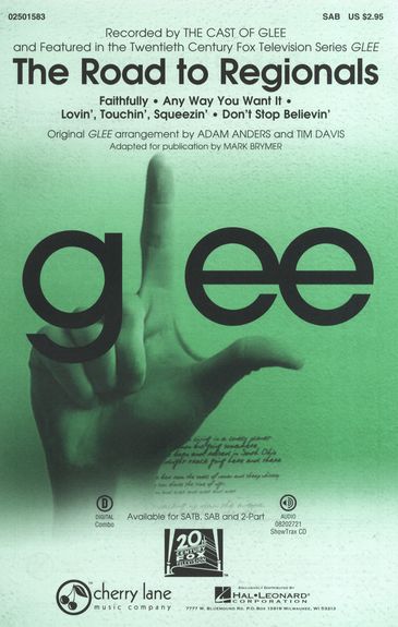 Glee The Road To Regionals Sab & Piano Sheet Music Songbook