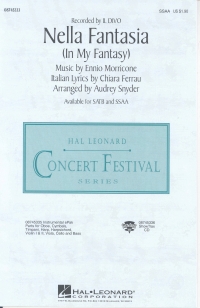 Nella Fantasia (in My Fantasy) Ssaa Sheet Music Songbook