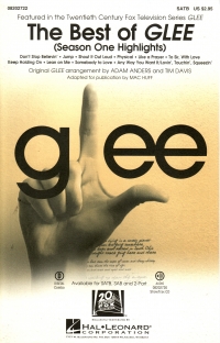 Best Of Glee Season 1 Highlights Satb Sheet Music Songbook