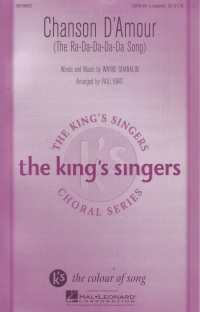 Chanson Damour Shanklin/kings Singers Satb Sheet Music Songbook