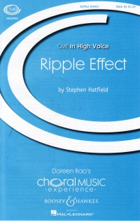 Ripple Effect Hatfield Ssaa & Piano English Sheet Music Songbook