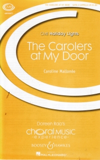 Carolers At My Door Mallonee Satb A Cappella Eng Sheet Music Songbook