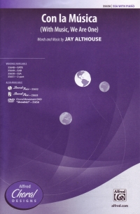 Con La Musica  Althouse        Ssa Sheet Music Songbook