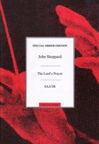 Lords Prayer Saatb John Sheppard Sheet Music Songbook