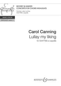 Lullay My Liking Canning Saattbb A Cappella Sheet Music Songbook