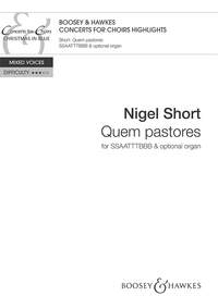 Quem Pastores Short Ssaatttbbb & Opt Organ Sheet Music Songbook