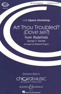 Art Thou Troubled Handel/rogers Medium & Satb Sheet Music Songbook