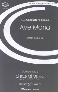 Ave Maria Raminsh Satb Sheet Music Songbook