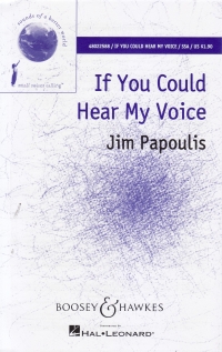 If You Could Hear My Voice Papoulis Ssa Piano Sheet Music Songbook