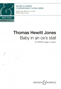 Baby In An Oxs Stall Hewitt Jones Satb Sheet Music Songbook