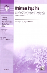 Christmas Pops Trio Althouse Ssa Sheet Music Songbook