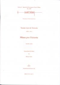 Missa Pro Victoria Ssatb + Satb Sheet Music Songbook