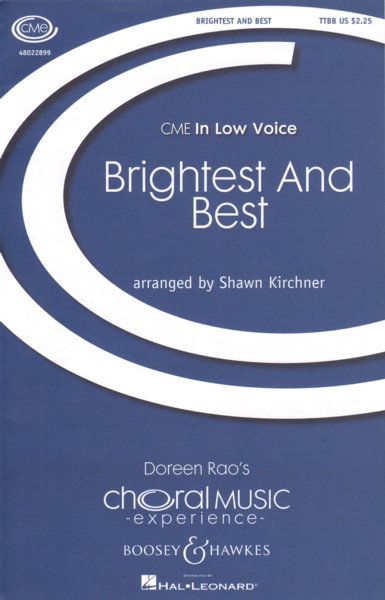 Brightest & Best Kirchner Ttbb & Piano Sheet Music Songbook