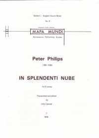 Peter Philips In Splendenti Nube (ssatb) Sheet Music Songbook