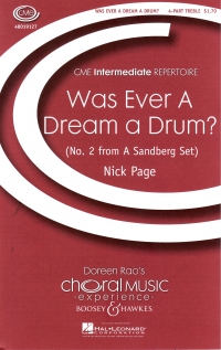 Was Ever A Dream A Drum? Page Ssaa A Cappella Sheet Music Songbook