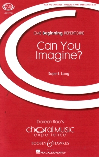 Can You Imagine Lang 3pt Treble Voices Sheet Music Songbook