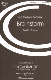 Brainstorm Brunner Satb & Piano Sheet Music Songbook