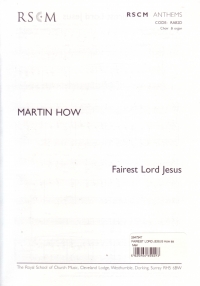 Fairest Lord Jesus How Sa Men Sheet Music Songbook