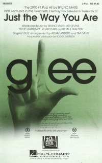 Just The Way You Are Mars/glee Arr Anders 2pt Voc Sheet Music Songbook