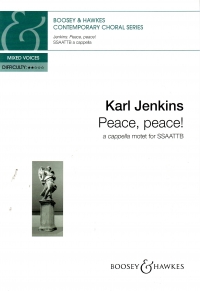 Peace Peace Jenkins Ssaattb A Cappella Motet Sheet Music Songbook