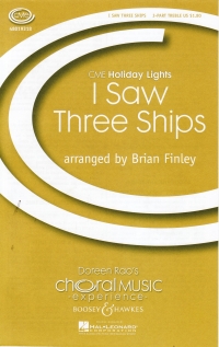 I Saw Three Ships Finley Ssa & Piano Sheet Music Songbook