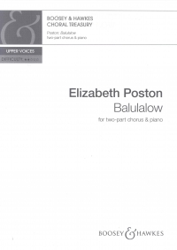 Balulalow Poston 2pt Chorus & Piano Sheet Music Songbook