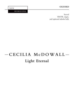 Light Eternal Mcdowall Ssatb & Organ Sheet Music Songbook