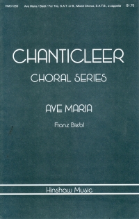 Ave Maria Biebl Satb Sheet Music Songbook