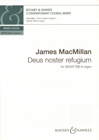 Deus Noster Refugium Macmillan Mixed Choir & Organ Sheet Music Songbook