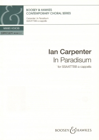 In Paradisum Carpenter Mixed Choir A Cappella Sheet Music Songbook