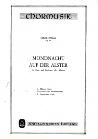 Moonlight On The Alster Fetras Op. 60 Ttbb Sheet Music Songbook