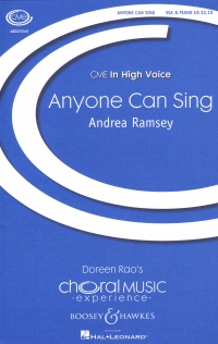 Anyone Can Sing Ramsey Ssa & Piano Sheet Music Songbook