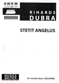 Stetit Angelus Ssaattbb Rilhards Dubra Sheet Music Songbook