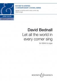 Let All The World In Every Corner Singbednall Ssaa Sheet Music Songbook