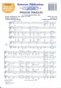 Migildi Magildi Ssaa Hughes-jones Sheet Music Songbook