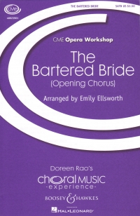 Bartered Bride Opening Chorus Smetana Satb & Piano Sheet Music Songbook